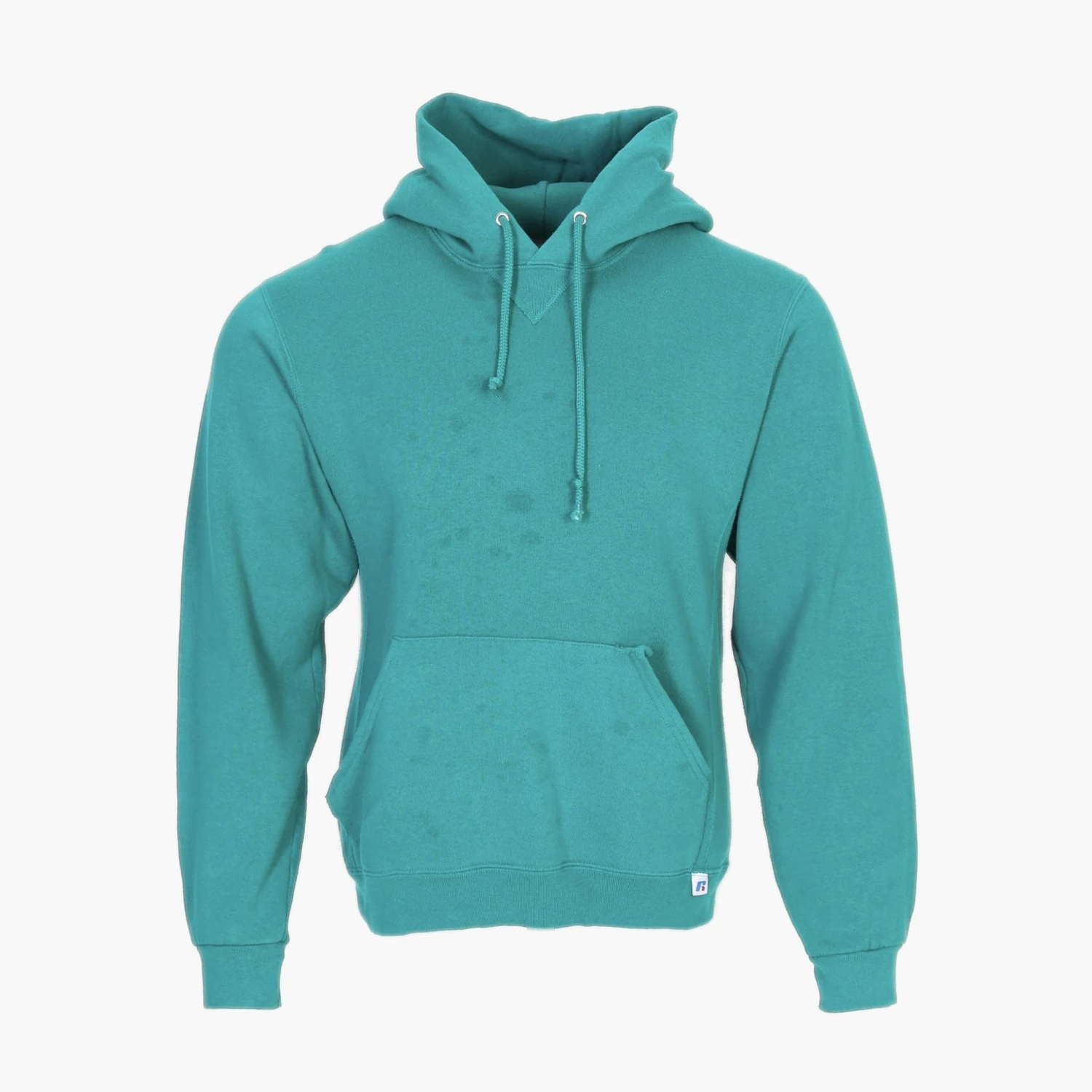 Russell Athletic Teal Hooded Sweatshirt 3 Russell Athletic Teal Hooded Sweatshirt