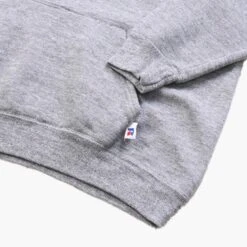 Russell Athletic Grey Hooded Sweatshirt 8 Russell Athletic Grey Hooded Sweatshirt -Carhartt || Harley Davidson Shop AM 1527 cut