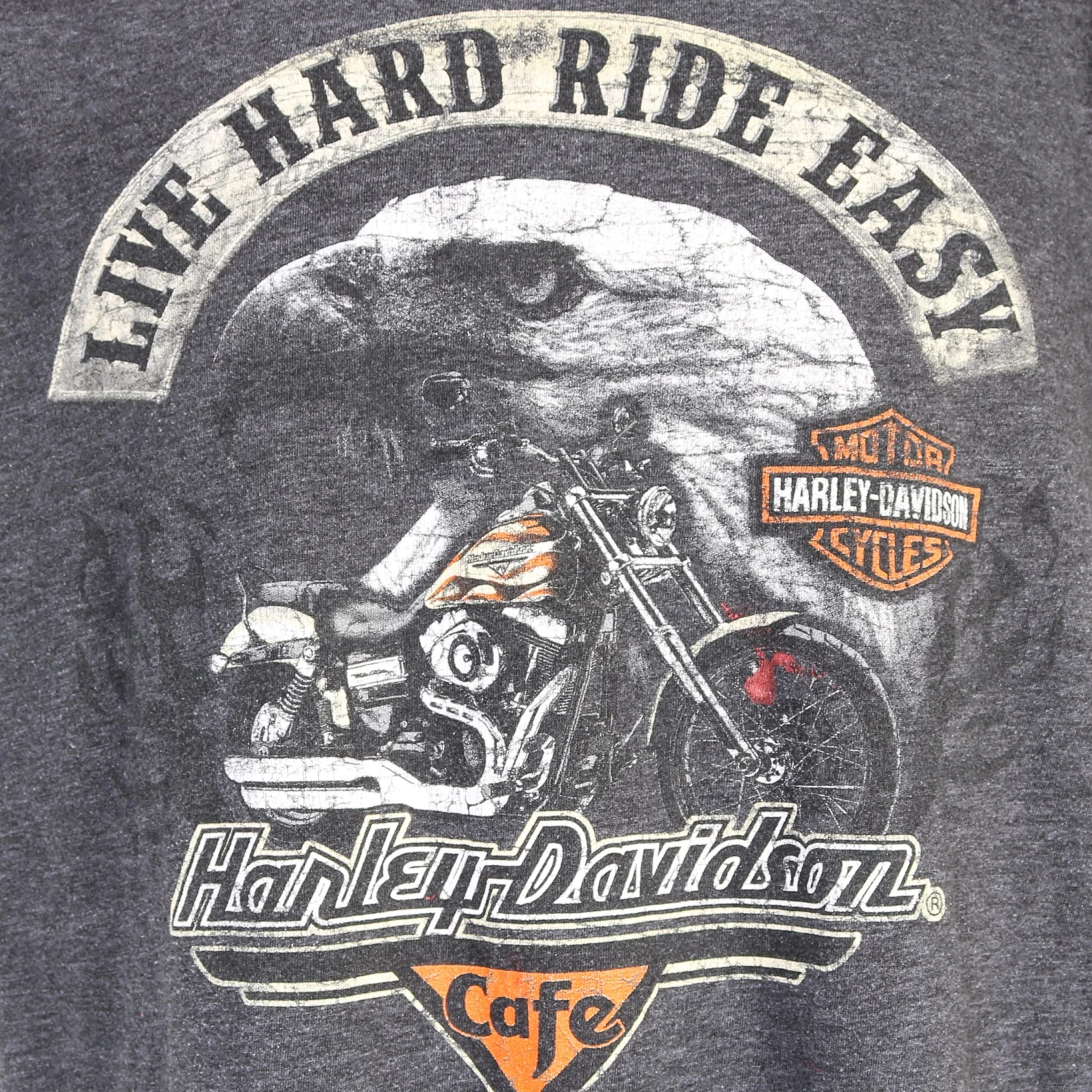 Harley Davidson 'Live Hard Ride Easy' T-Shirt 5 Harley Davidson 'Live Hard Ride Easy' T-Shirt - Image 3