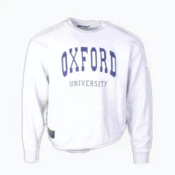 Vintage Oxford Graphic Sweatshirt - Grey
