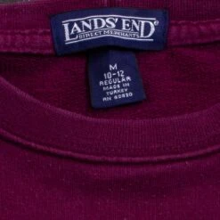 Vintage 'Lands' End' Graphic Sweatshirt - Red -Carhartt || Harley Davidson Shop IMG 3853