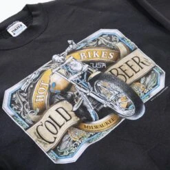 'Hot Bikes Cold Beer' Sweatshirt -Carhartt || Harley Davidson Shop SHOP 0942 cut