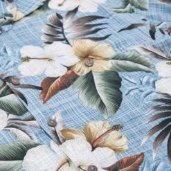 'Campia Floral' Hawaiian Shirt -Carhartt || Harley Davidson Shop SHOP 1269 cut