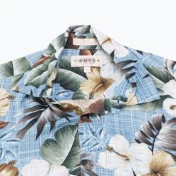 'Campia Floral' Hawaiian Shirt -Carhartt || Harley Davidson Shop SHOP 1270 cut