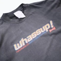 Vintage 'Budweiser Whassup!' T-shirt -Carhartt || Harley Davidson Shop SHOP 1392 cut