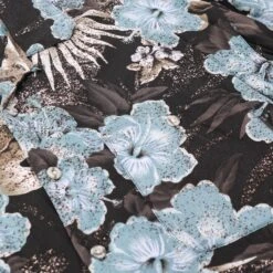 'Caribbean Blues' Hawaiian Shirt -Carhartt || Harley Davidson Shop SHOP 1578 cut