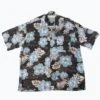 'Caribbean Blues' Hawaiian Shirt -Carhartt || Harley Davidson Shop SHOP 1579 cut