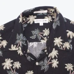 'Black Palms' Hawaiian Shirt -Carhartt || Harley Davidson Shop SHOP 827 cut