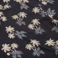 'Black Palms' Hawaiian Shirt -Carhartt || Harley Davidson Shop SHOP 828 cut