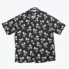 'Black Palms' Hawaiian Shirt -Carhartt || Harley Davidson Shop SHOP 829 cut