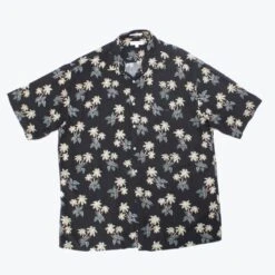 'Black Palms' Hawaiian Shirt