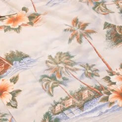 'Beach Hut' Hawaiian Shirt -Carhartt || Harley Davidson Shop SHOP 832 cut