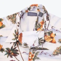 'Tropical Fruits' Hawaiian Shirt -Carhartt || Harley Davidson Shop SHOP 863 cut